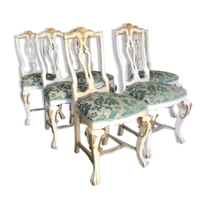 Suite de six chaises italie