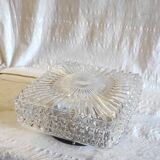 Vintage glass ceiling light - mid 20th century