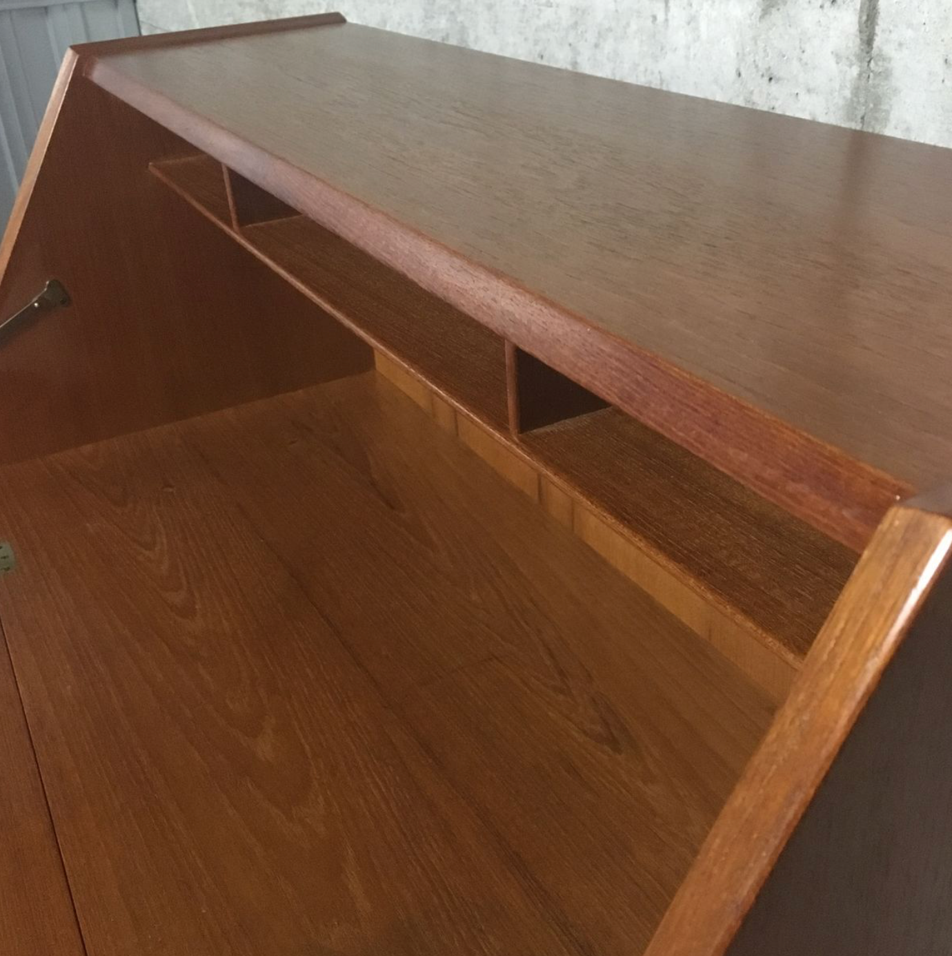 Teak Secretaire by Kai Kristiansen for Feldballes Møbelfabrik, 1960s