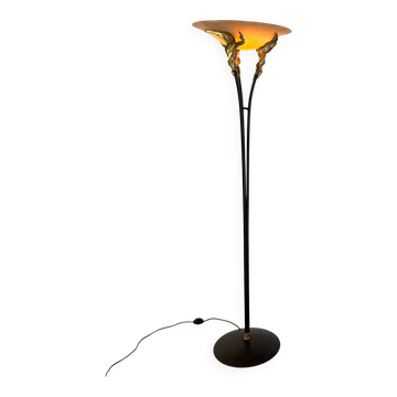 Art deco style floor lamp by Ligne D, 1980s