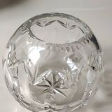 Vintage Nachtmann Spherical Vase. Crystal. Dimensions: 13 x 15 cm