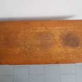 Vintage 1950 coffee table magazine rack in steel & beech 50s rockabilly zazou