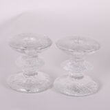 Set Littala Festivo candlesticks design by Timo Sarpaneva