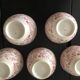 5 rice bowls in fine porcelain