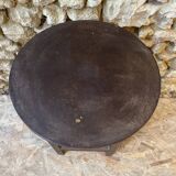 Wooden saddle with round top