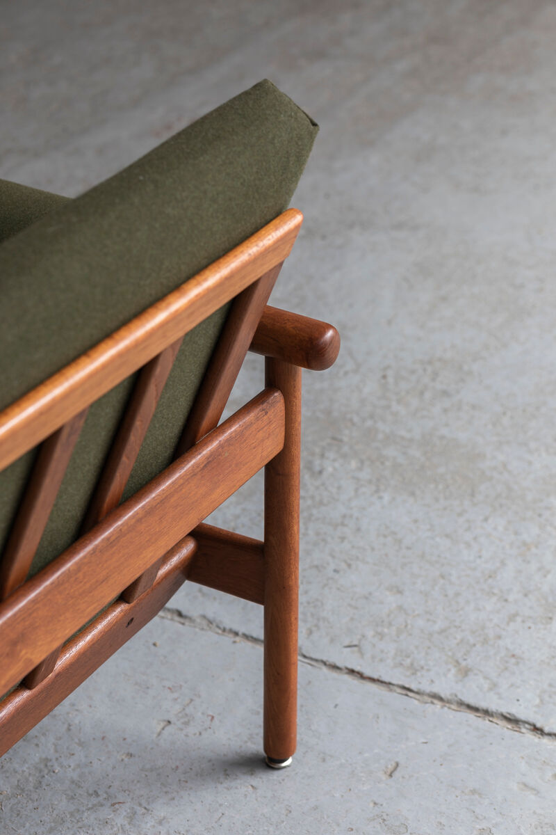 Wiki lounge chair by Illum Wikkelso, Denmark, 1960's