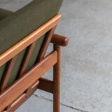 Wiki lounge chair by Illum Wikkelso, Denmark, 1960's