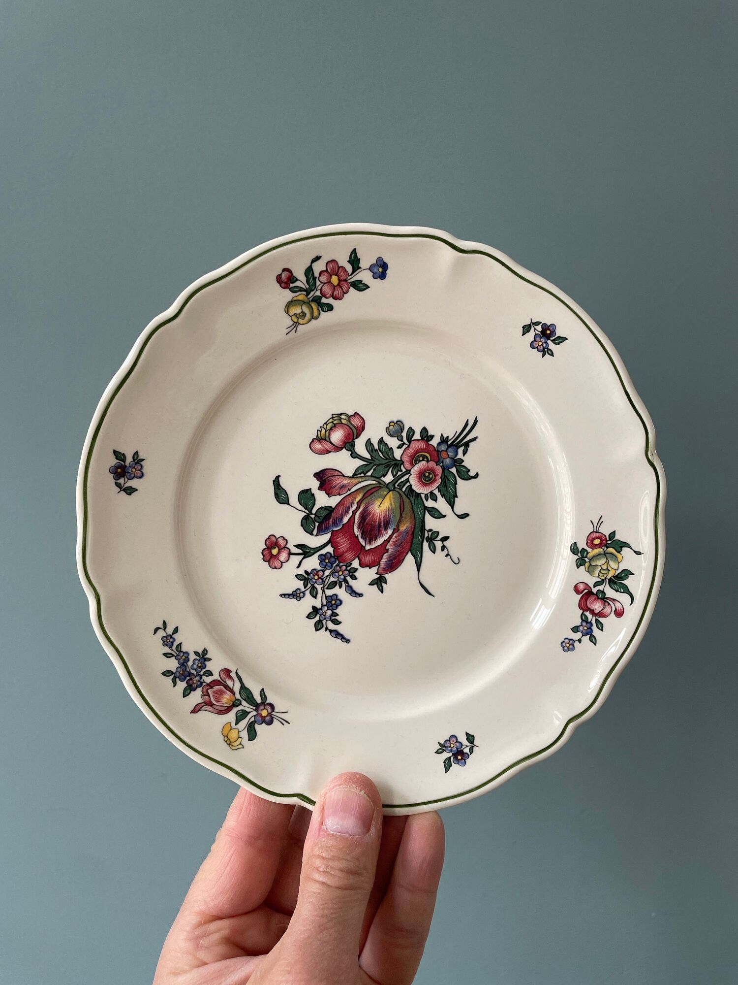 Set of 8 dessert plates Villeroy and Boch vieux Strasbourg