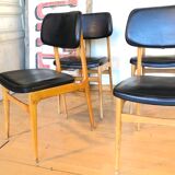 Suite of 6 stella chairs 1960
