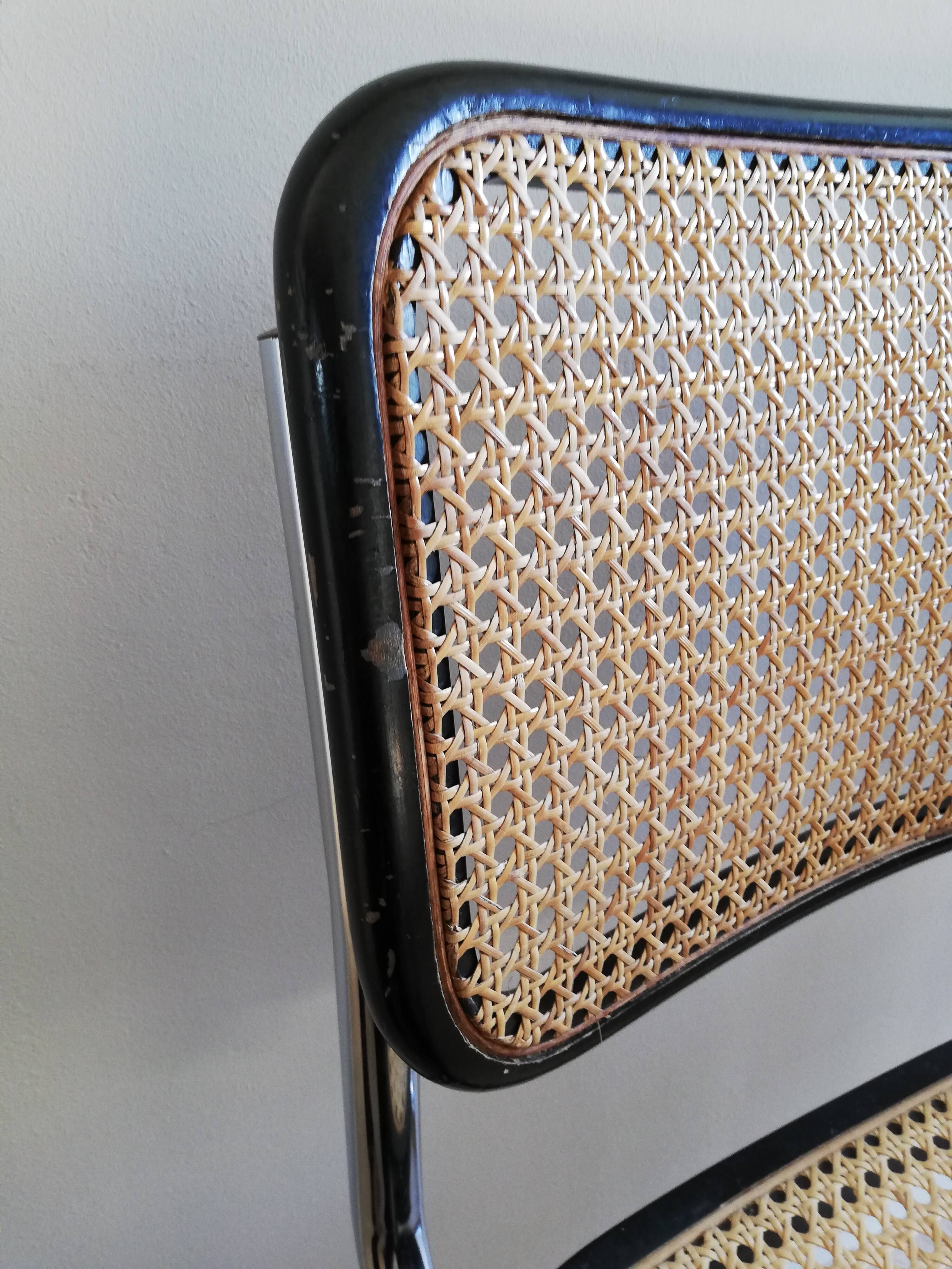 Set of 4 chairs B32 Marcel Breuer