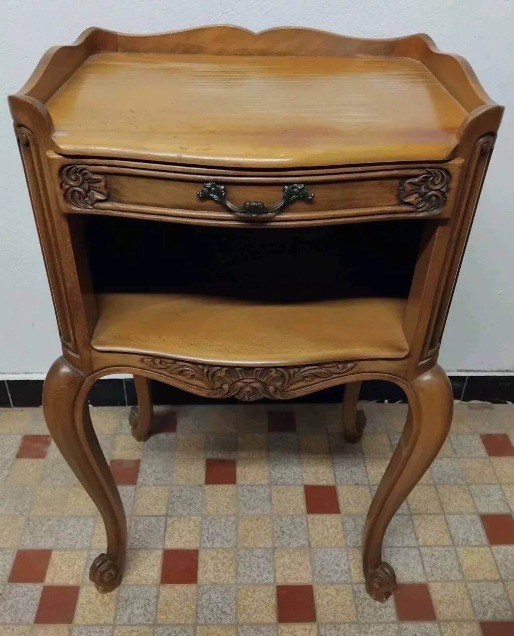 Pair of Antique Louis XV Style Nightstands