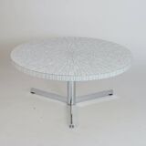 Table basse vintage en mosaïque de Heinz Lilienthal 70er Mid-Century