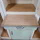 Buffet cupboard vintage year 60 in formica green celadon