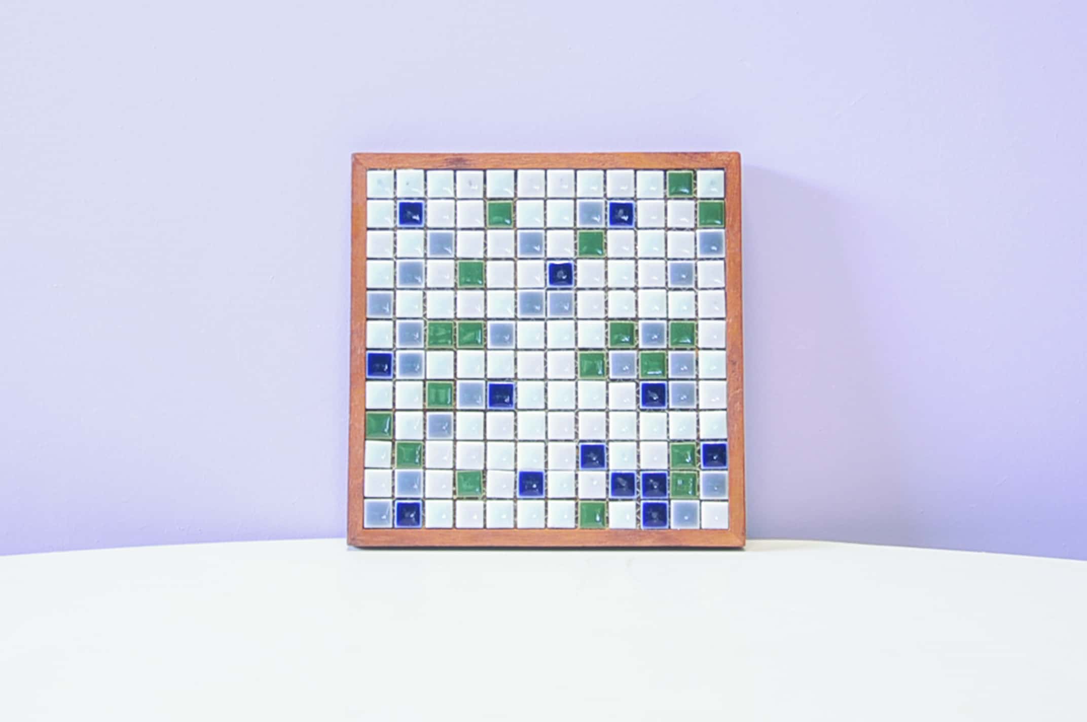 Sous-verre en mosaïque vintage