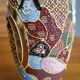 Set of 2 Japanese Satsuma ceramic vases