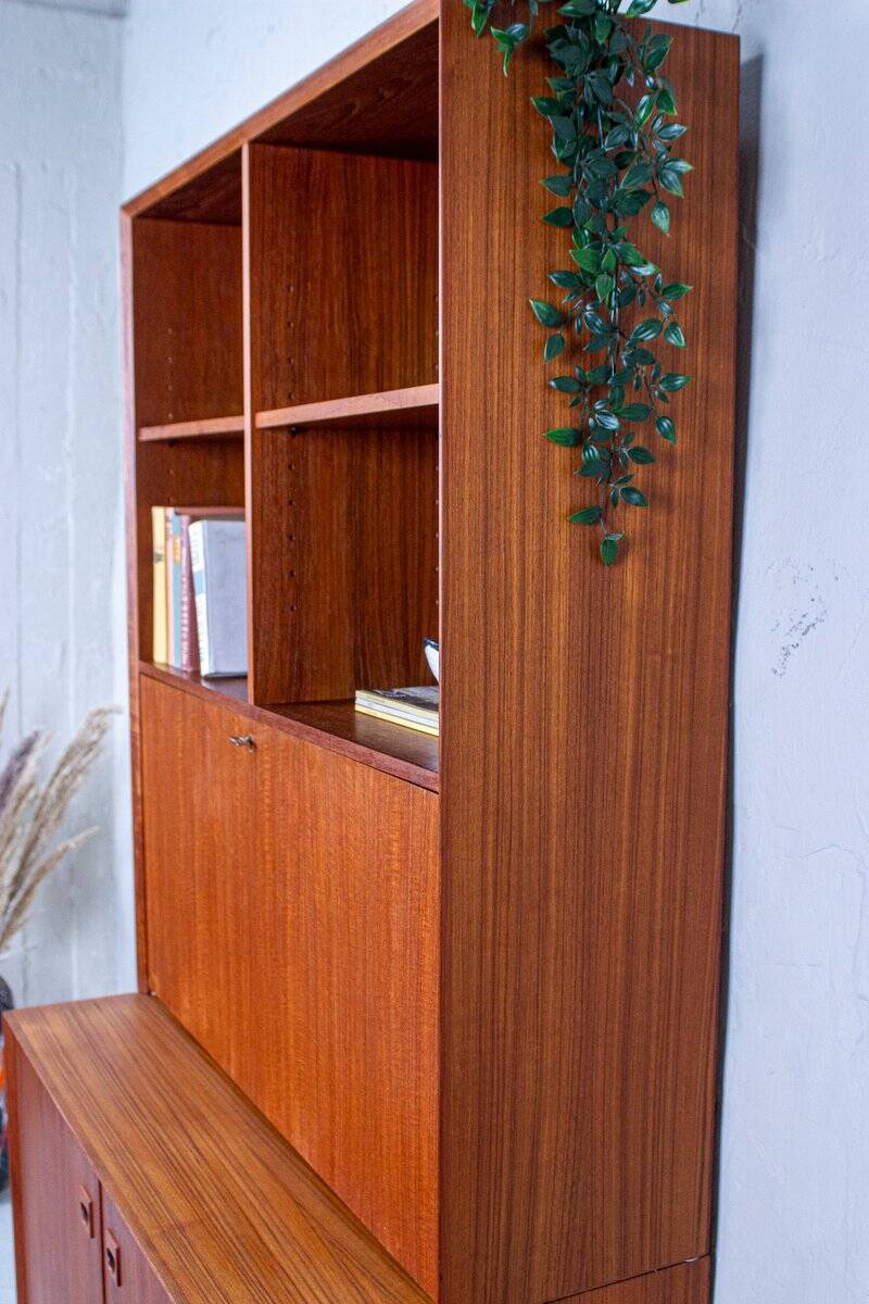 Secrétaire Vintage en Teck par Erik Brouer, Danemark, 1960s