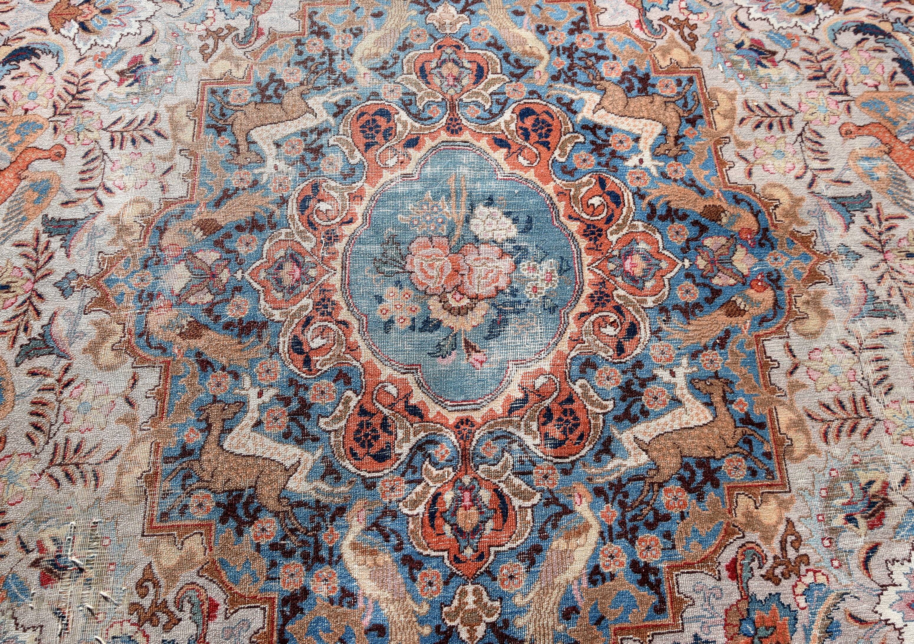 Large Iranian Oriental Rug KASHMAR - 2.95 x 3.95 Meters
