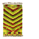 Small Anatolian Turkish Kilim 65x110 cm Vintage Geometric Handwoven