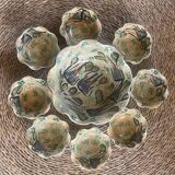 Fruit salad service by Vallauris