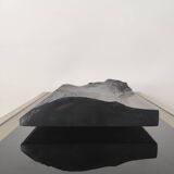 Black marble sculpture