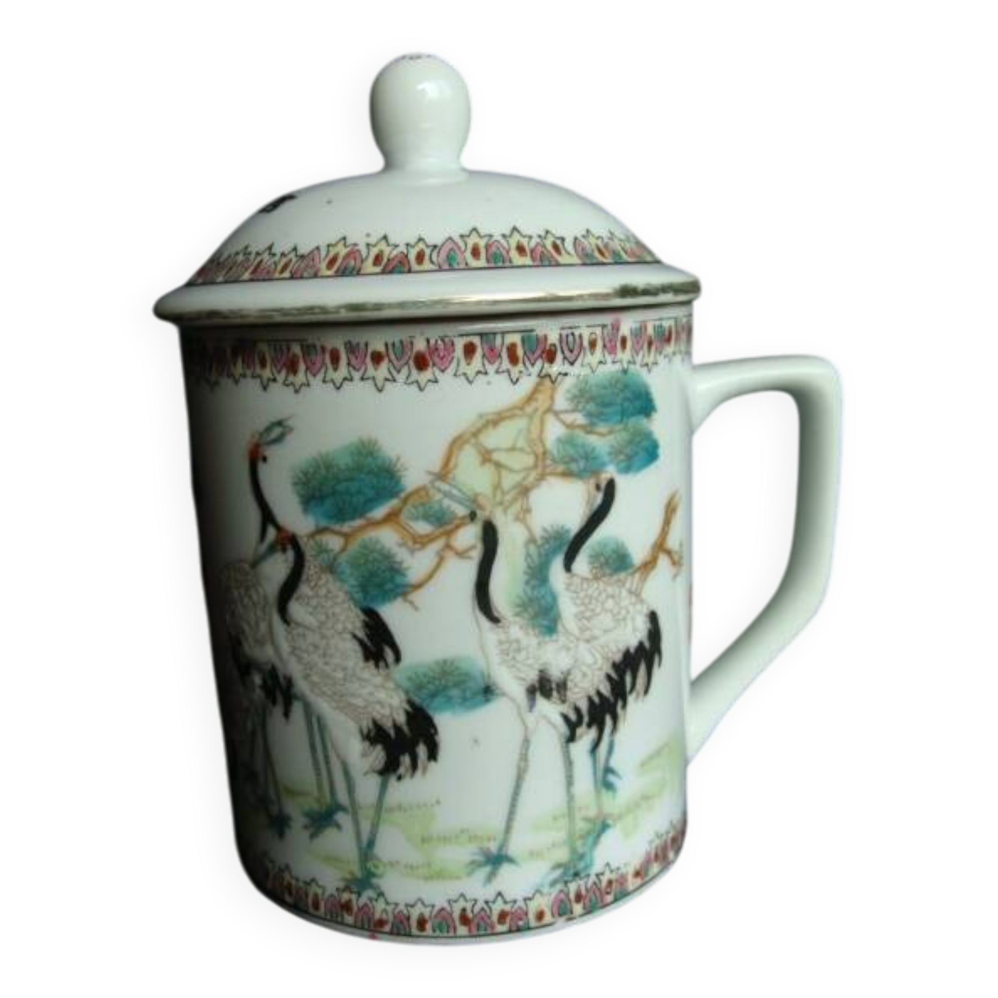 Vintage covered teacup