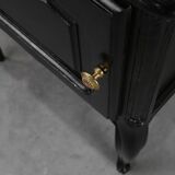 20th Century pair of French Louis XV Style Nightstands in Carved Wood