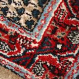 Tapis Vintage Seraband Indien en Laine, Années 1970, Élégance Artisanale