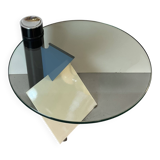 Memphis Postmodern Side Table by Peter Shire for Saporiti, 1980s