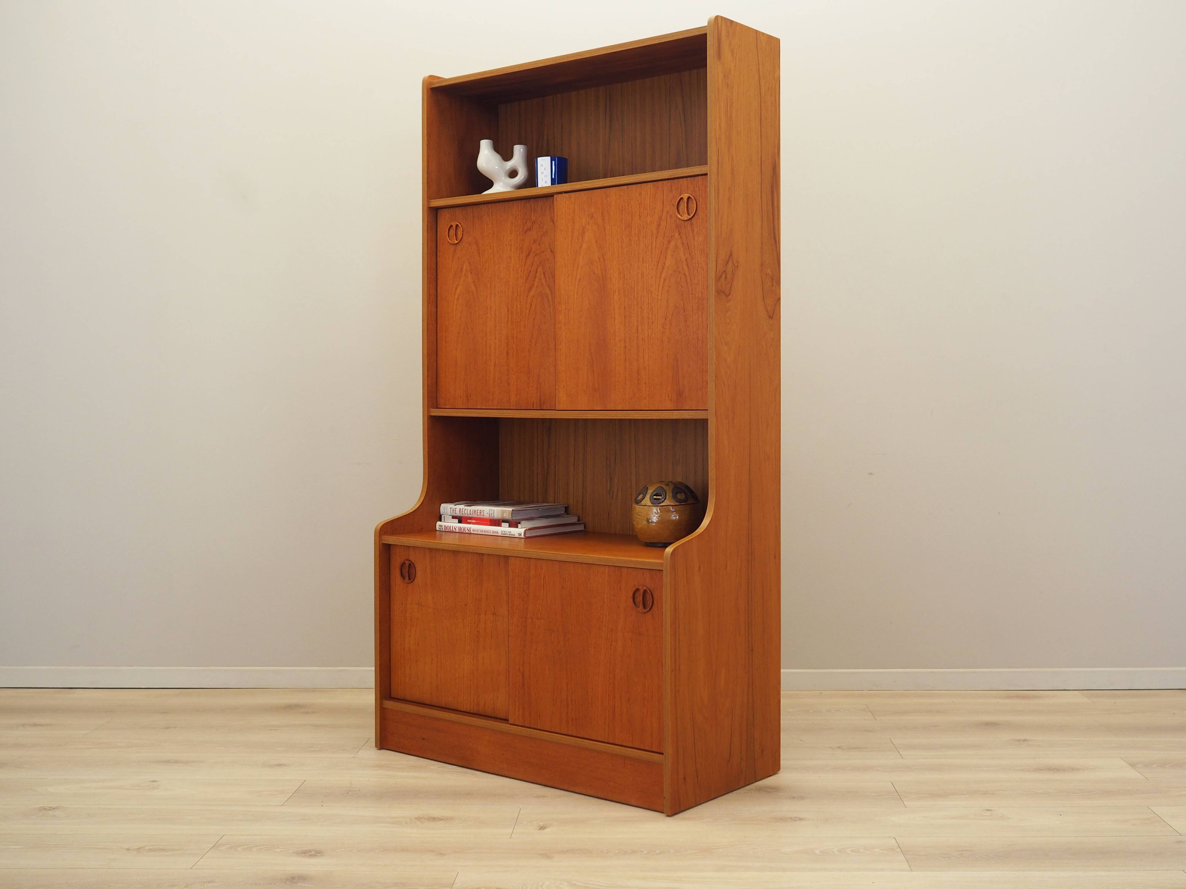 Teak bookcase, Danish design, 1960s, production: Denmark