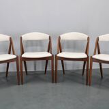 1960s Kai Kristiansen Set of Four Restored Teak Dining Chairs