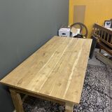 Old wooden table