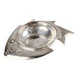 Silver Sculptural Bowl by Graziella Laffi, Signed, Peru, 1960s