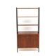 Bibliothèque scandinave en acajou, AB Bröderna Troedson, Suède, 1960