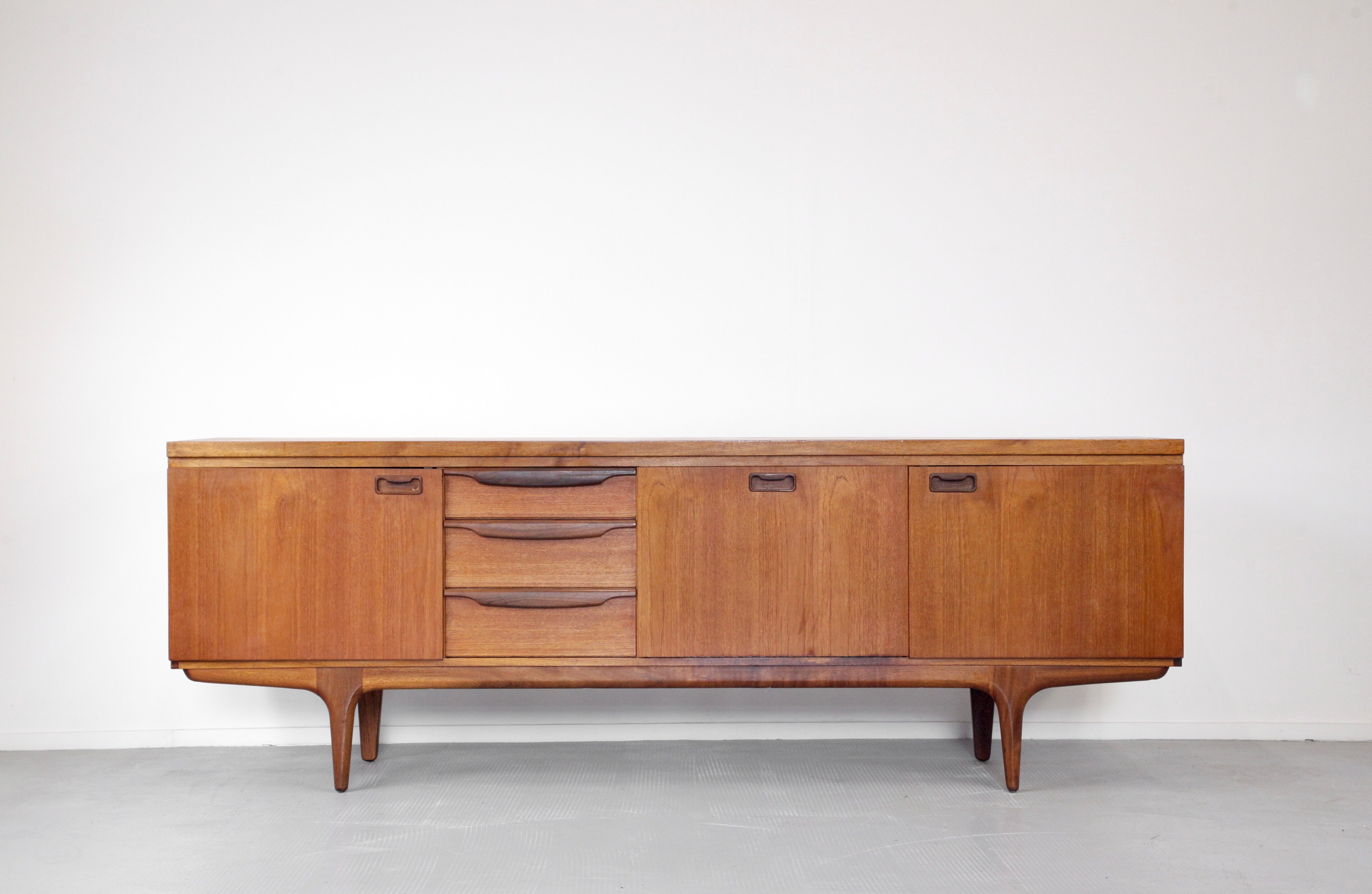 Midcentury greaves & thomas teak and afromosia sideboard
