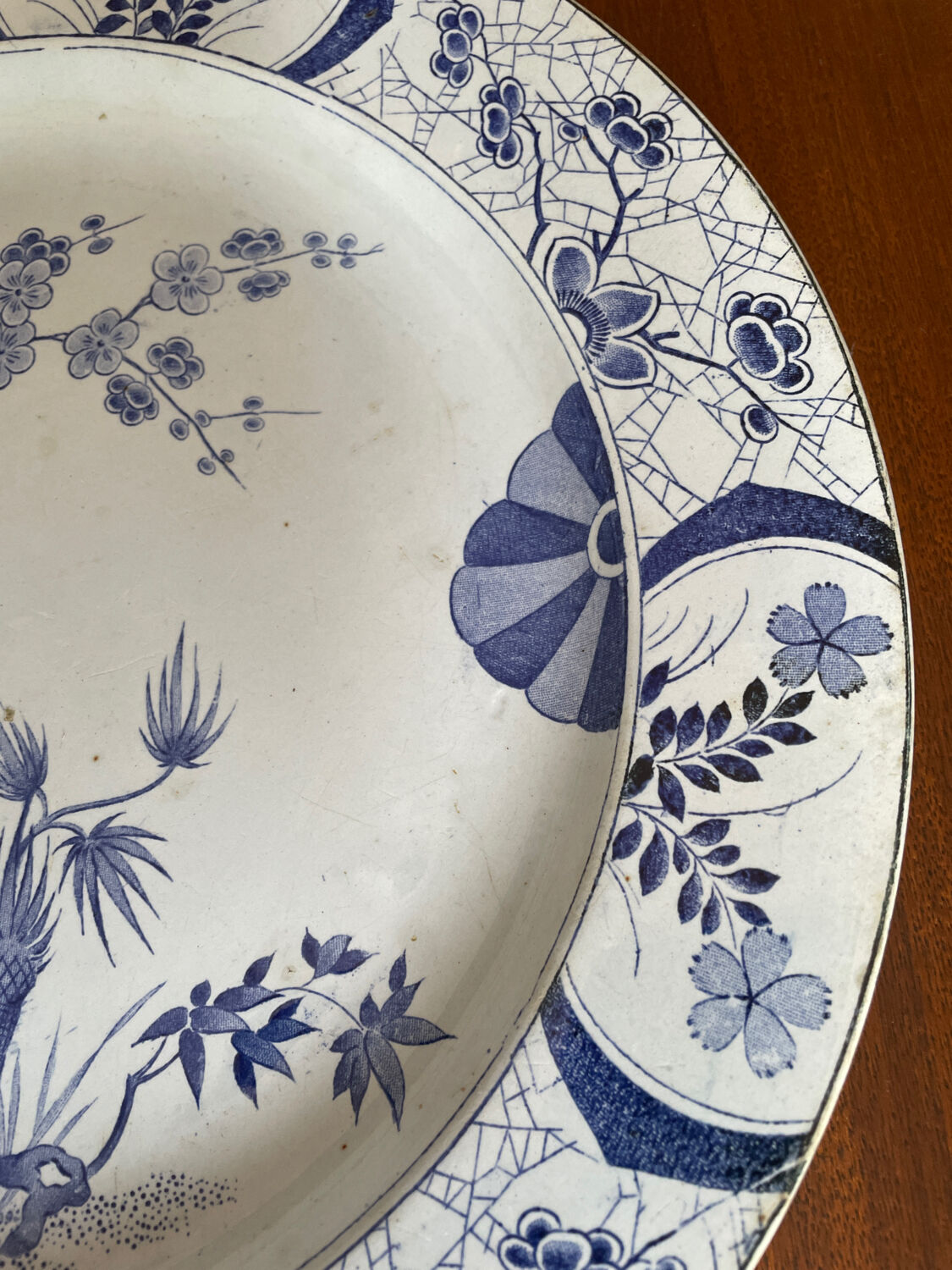 Plat Creil et Montereau « Japon » XIXeme siècle