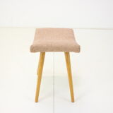 1980s Oak Stool, Czechoslovakia