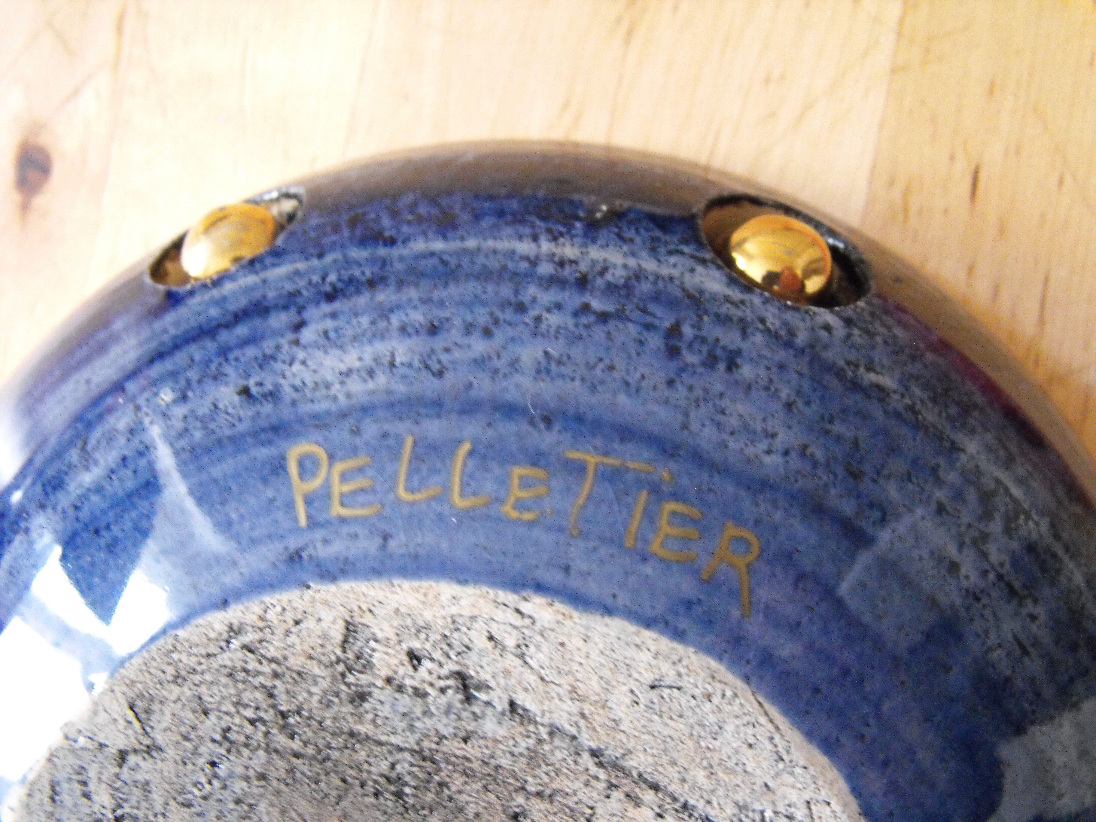 Lot of 3 empty ceramic pocket by Georges Pelletier Vallauris .