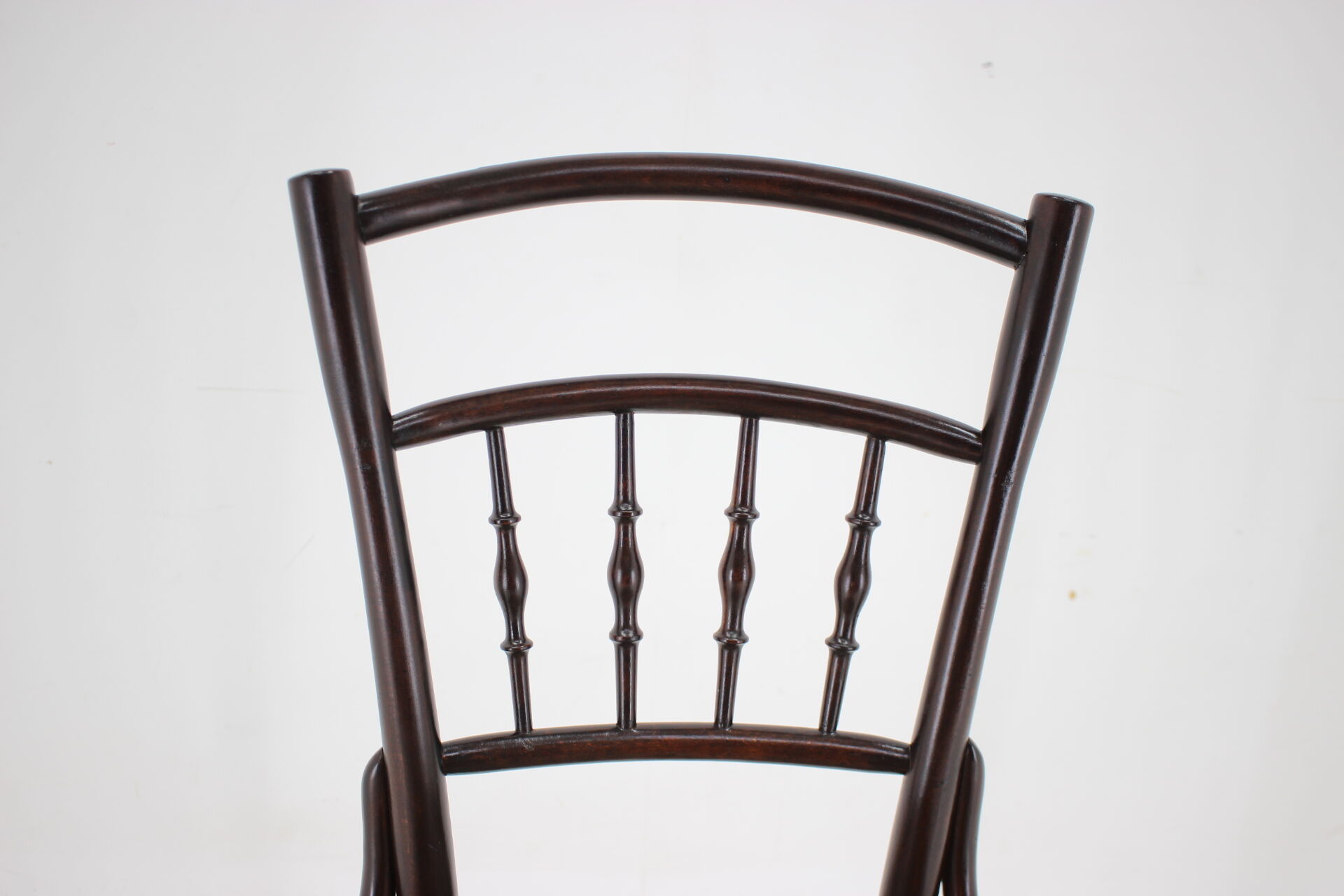1930s Bentwood beech Chair with Pedig Seat, Austria