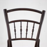 1930s Bentwood beech Chair with Pedig Seat, Austria