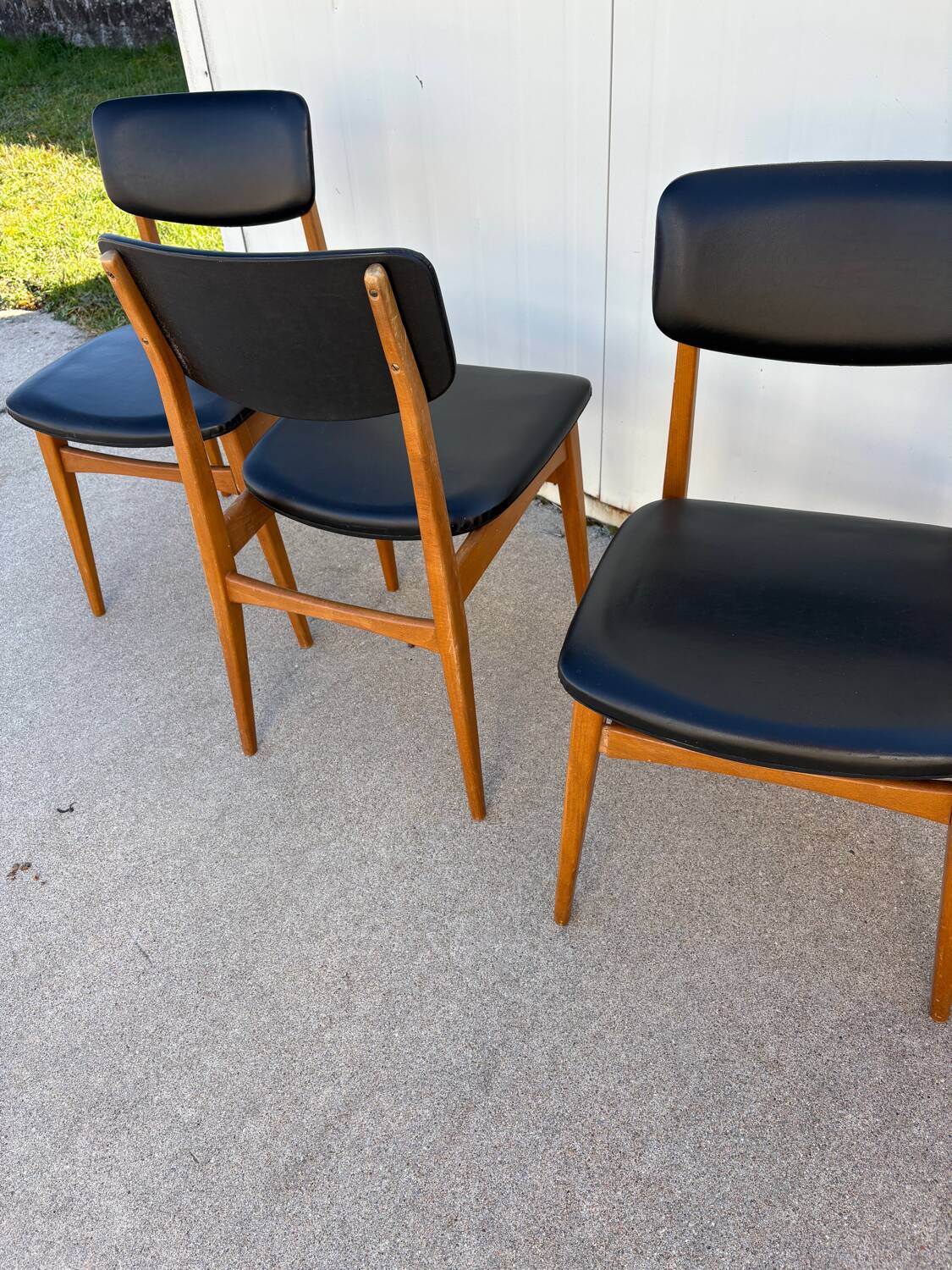 4 chaises vintage