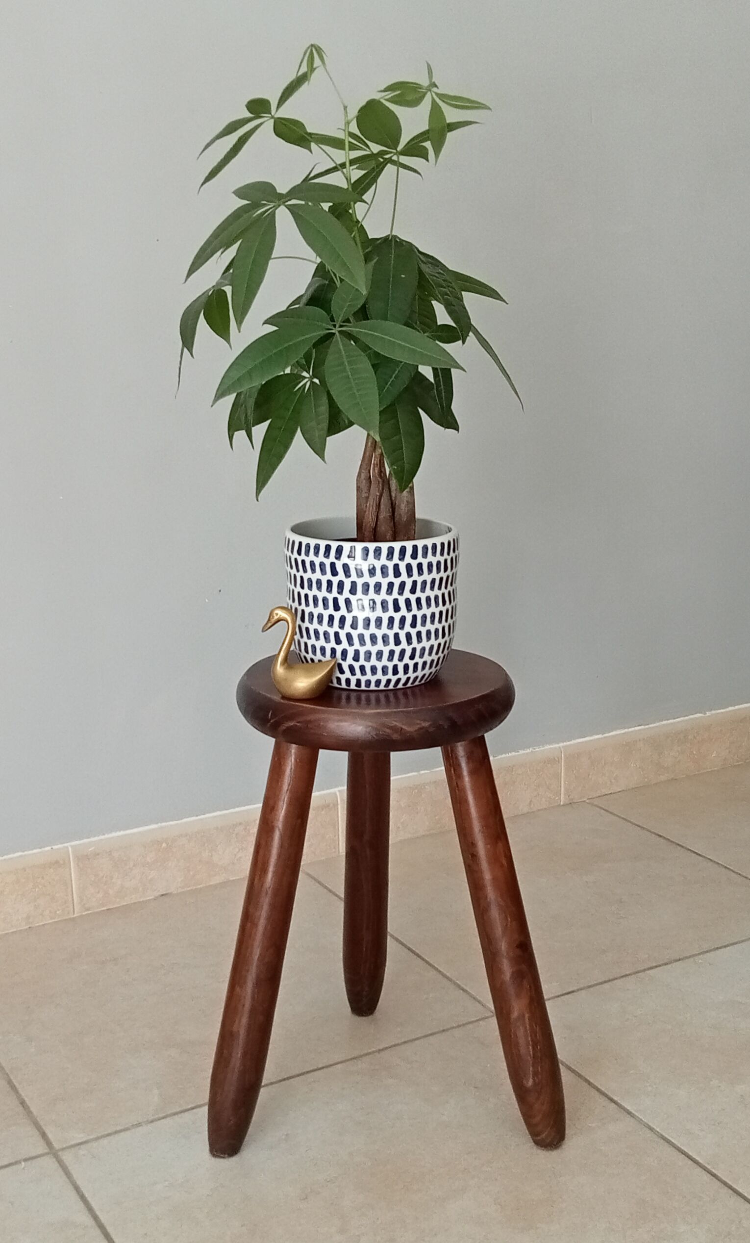 Vintage tripod stool 50s/60s