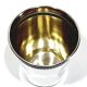 Solid silver cup with gadroon motif