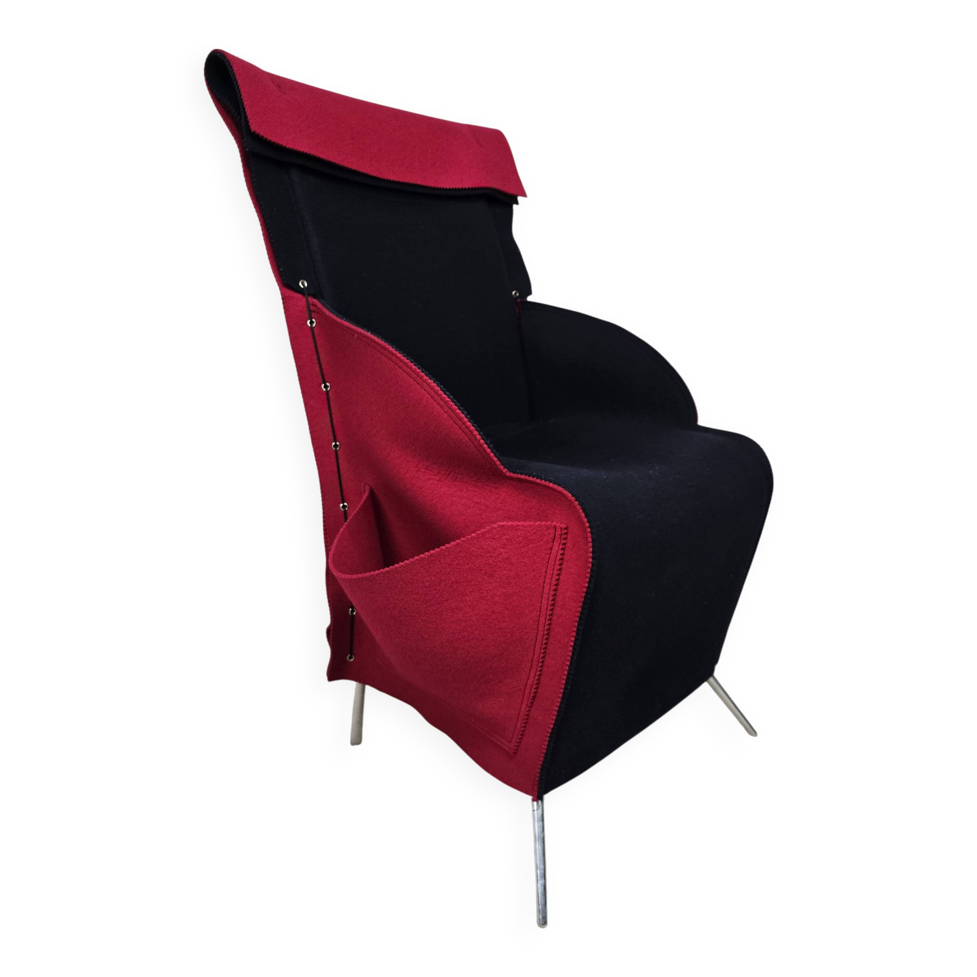 Filzka armchair by borek šípek for scarabas – czech republic, 1989