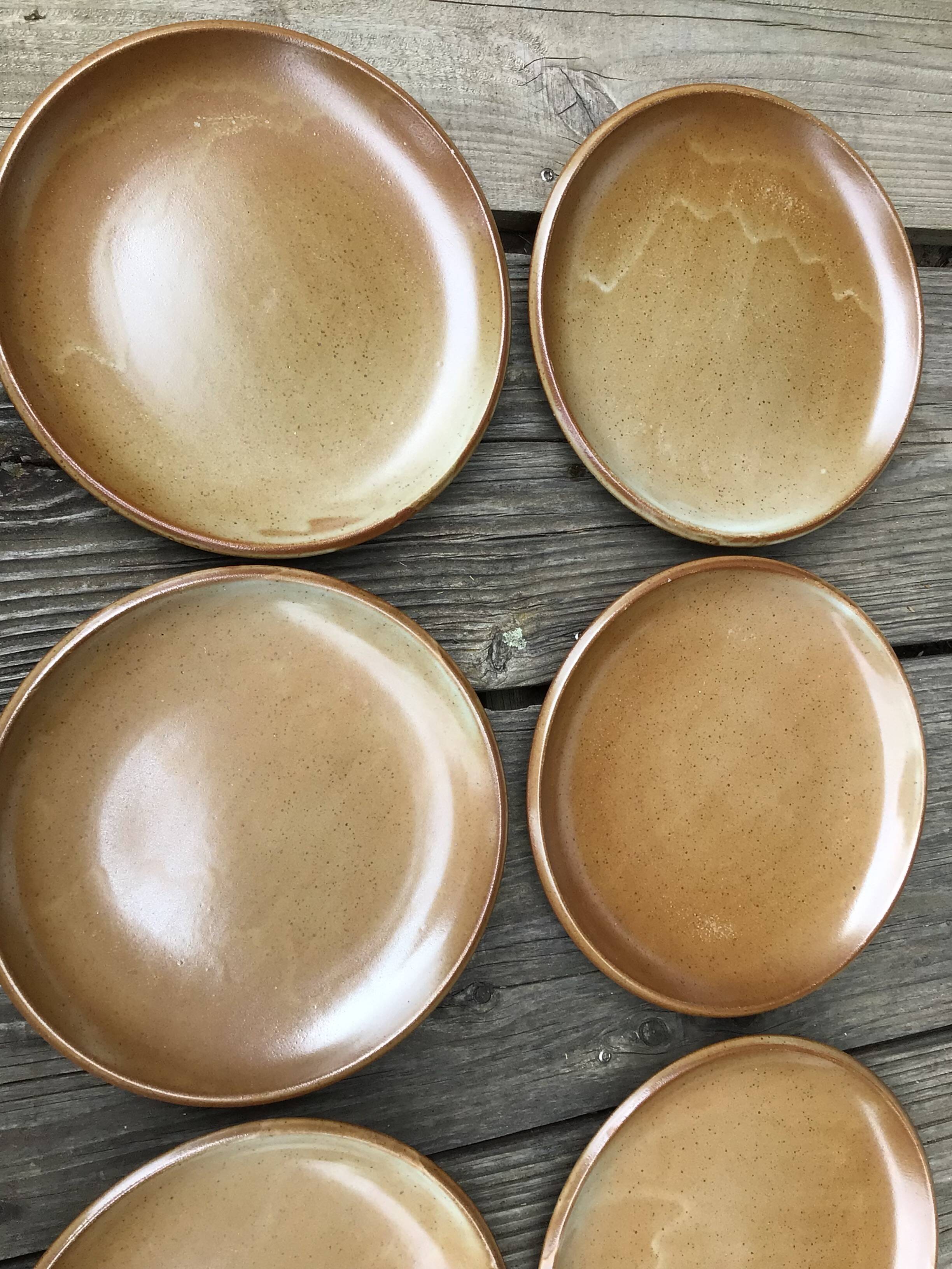 9 Brenne Stoneware Dinner Plates