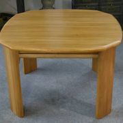 Solid elm table in the style of Maison Regain, 1970s