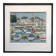 Gouache by Henri REITER (born in 1938). Normandy port.