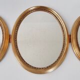 Vintage triptych mirror