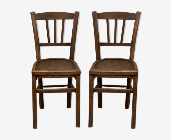 Paire de chaises bistrot