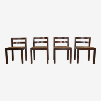 Martin Visser Set Of 4 Dinning Room Chairs For t' Spectrum, 1960 Netherlands