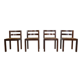 Martin Visser Set Of 4 Dinning Room Chairs For t' Spectrum, 1960 Netherlands